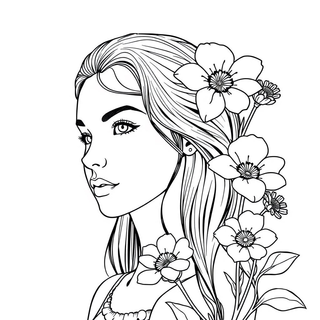 Coloring page effect