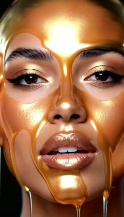 Effect - Liquid gold preview made in the Zappy studio