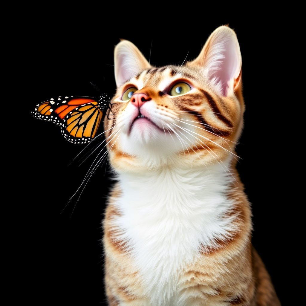 Unexpected visitor - AI generated Wildlife image made with Zappy