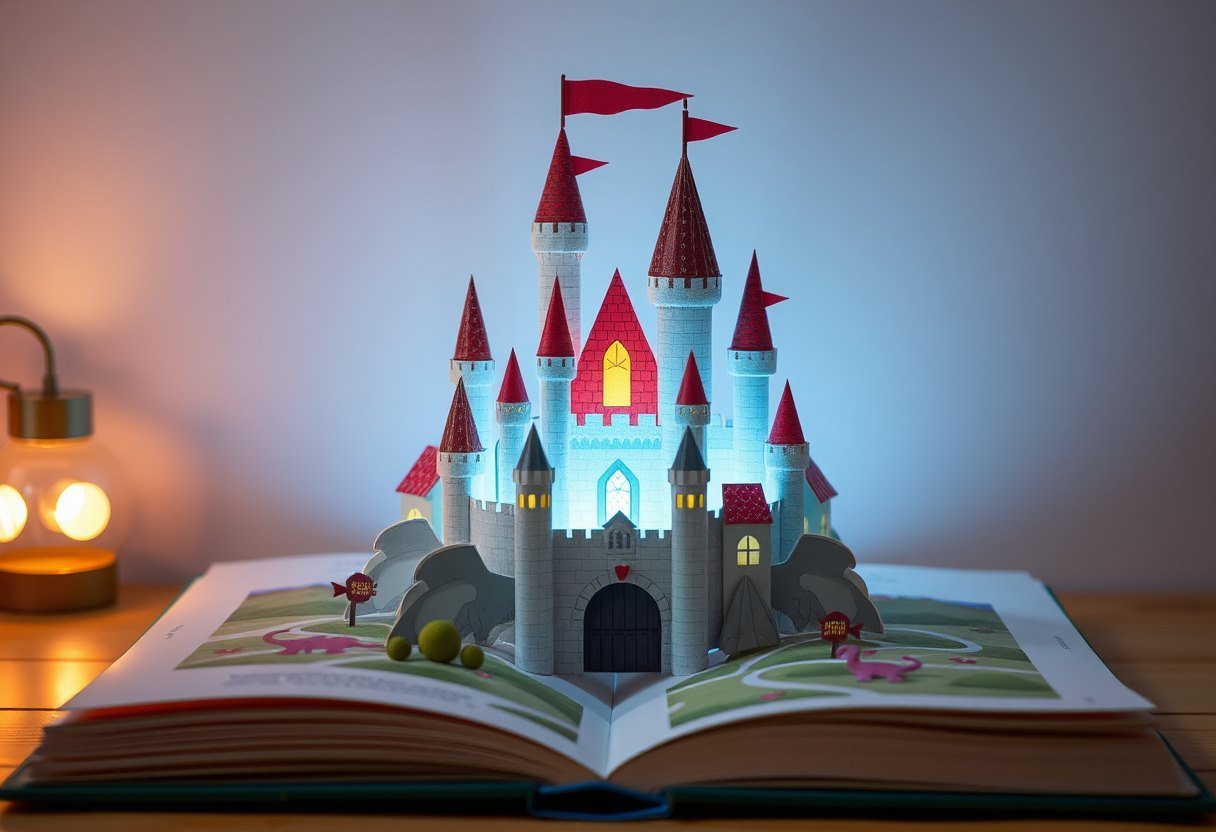 Storybook Unfolds - AI generated Papercraft image made with Zappy