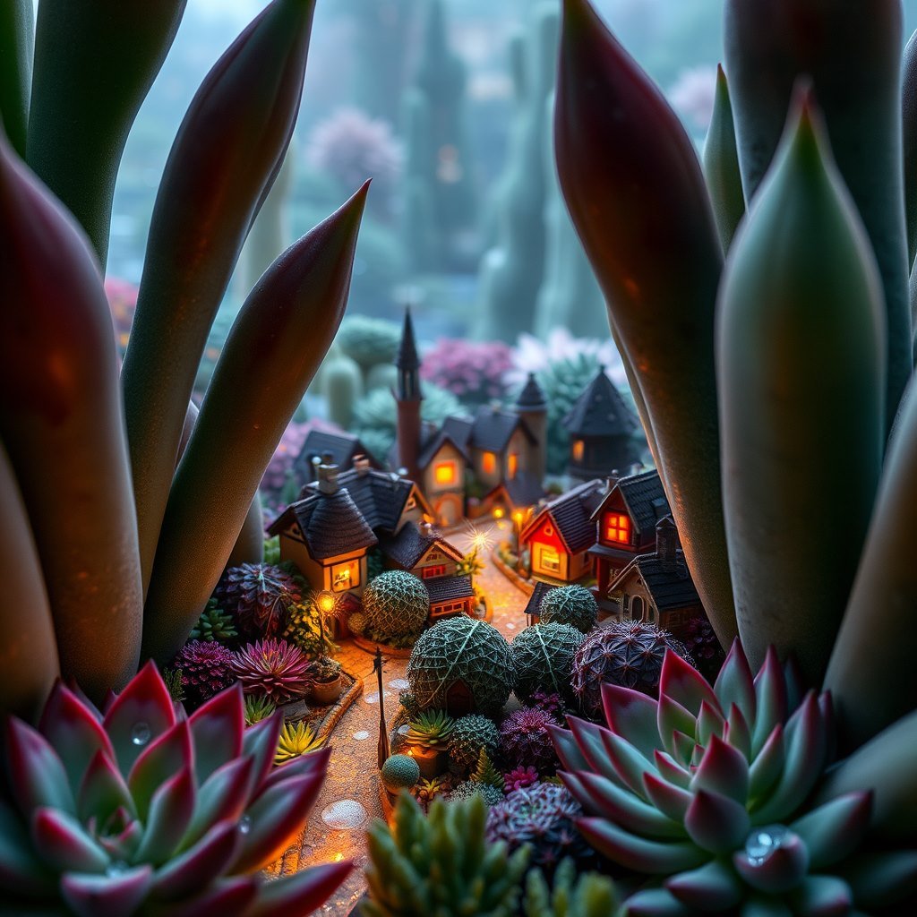 Garden Metropolis - AI generated Surreal image made with Zappy