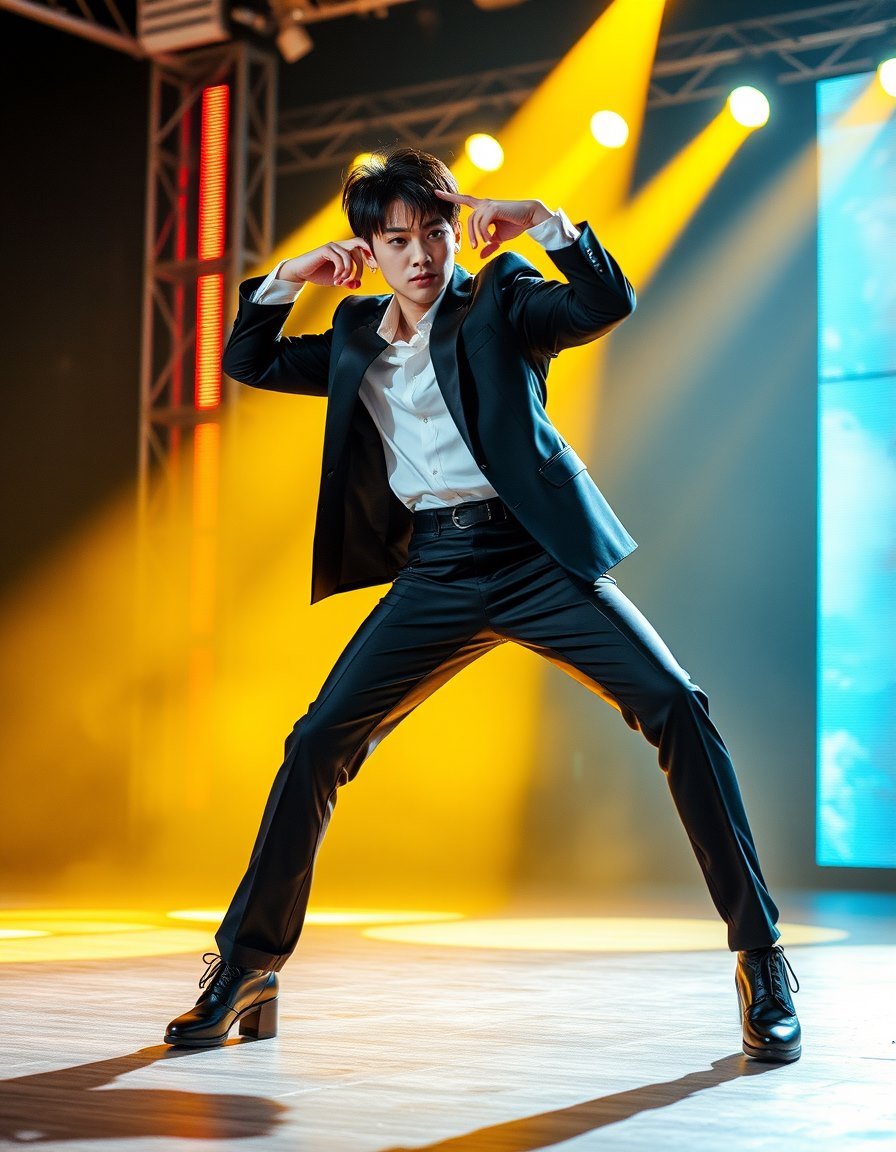 K-pop dance AI video template