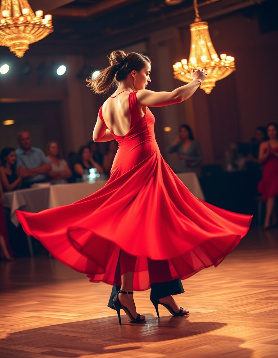 Salsa dance AI video template