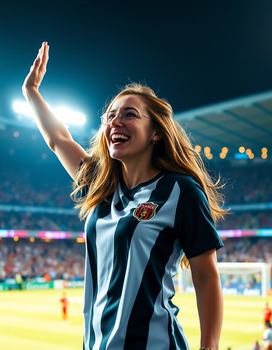 Stadium fan reshoot template