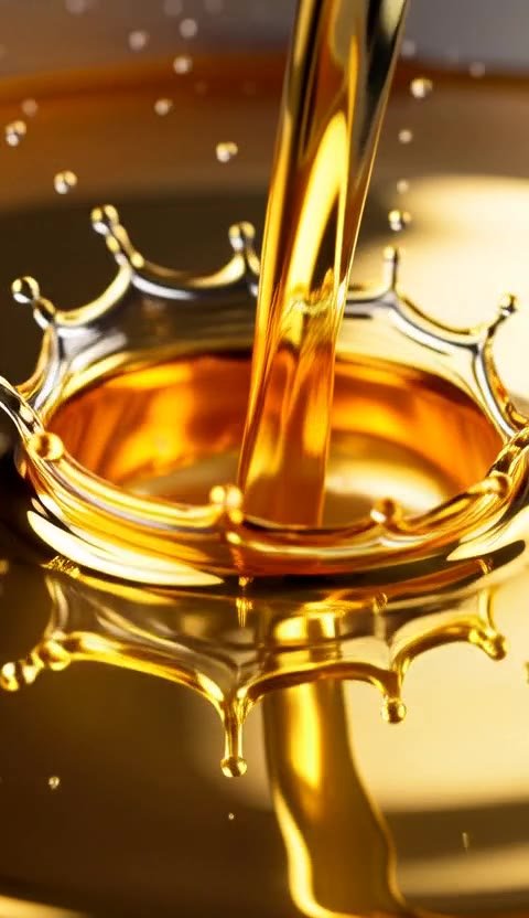 Liquid gold pour - video made with Zappy