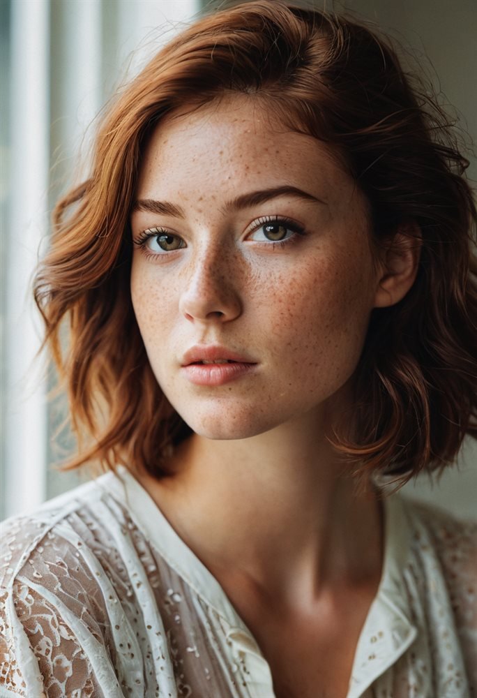 AI editorial portrait