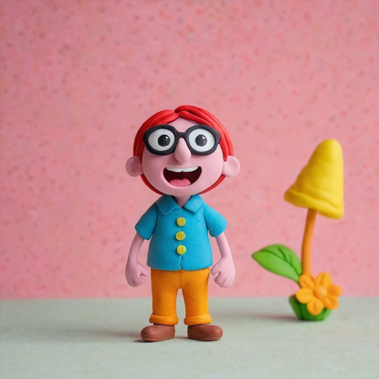 Claymation AI style example