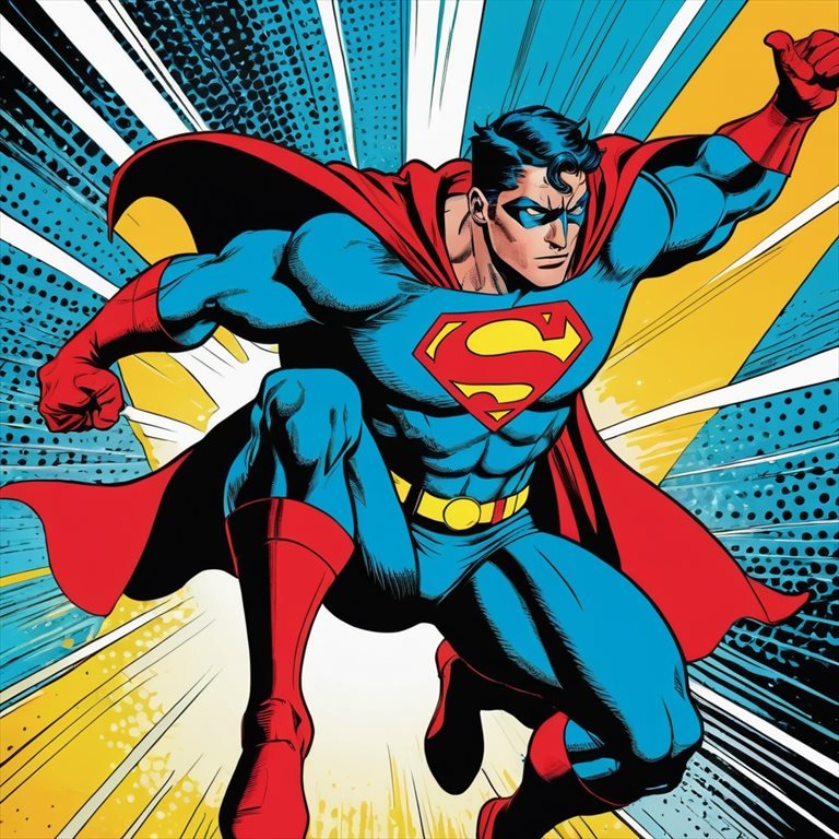 Comic Book AI style example