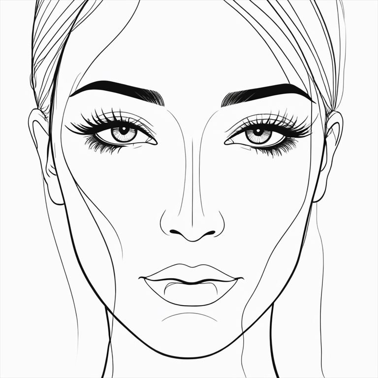 Line Art AI style example