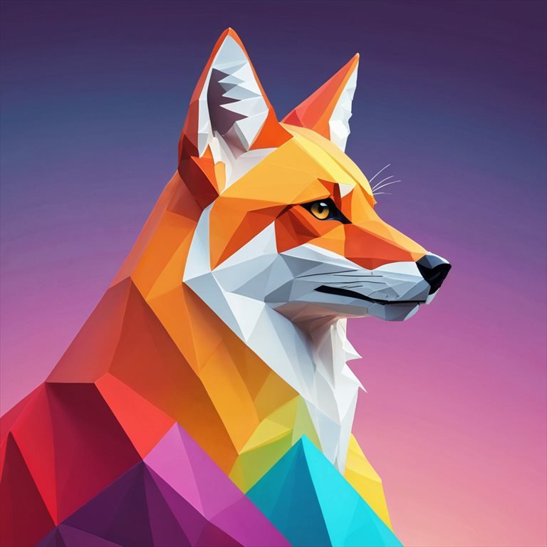 Low Poly AI style example