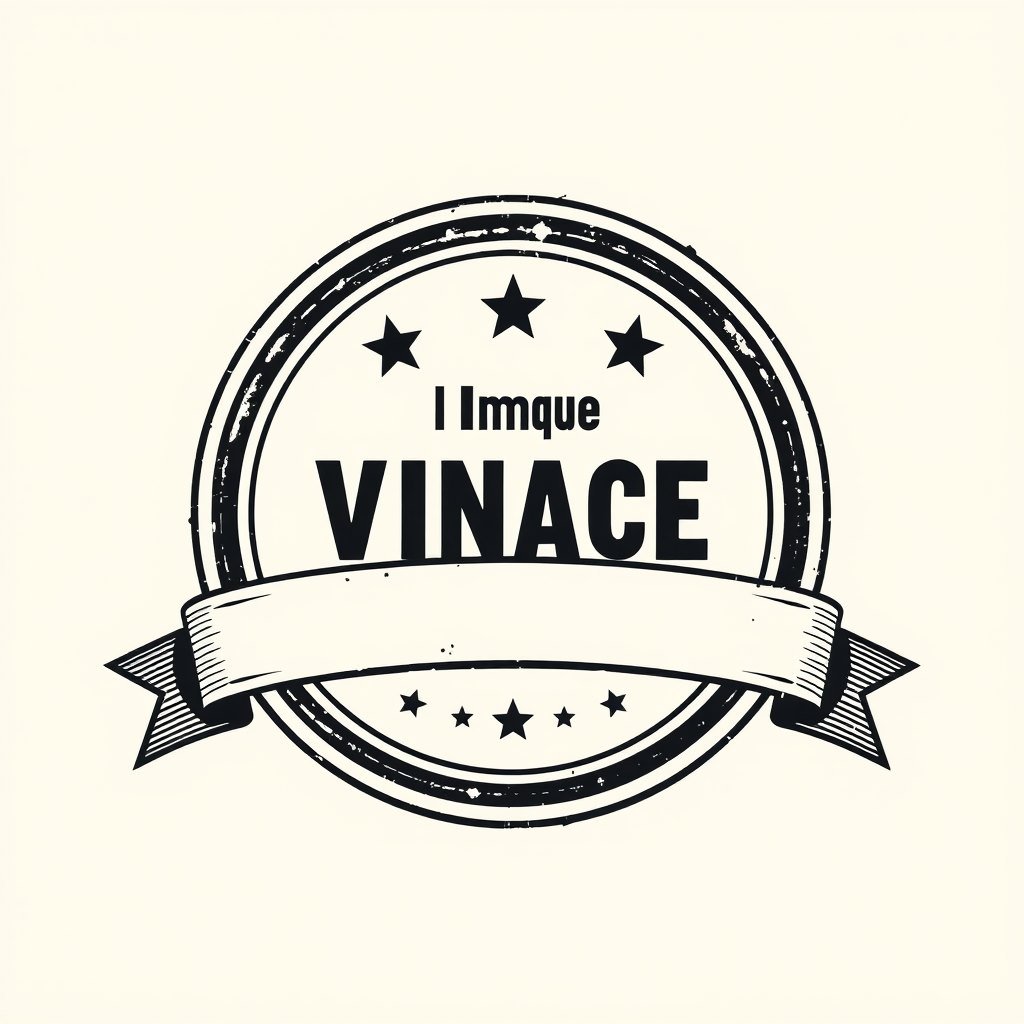 Vintage badge logo template