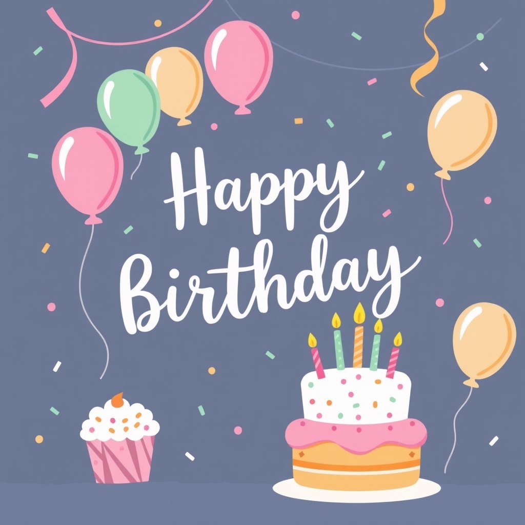 Birthday card template