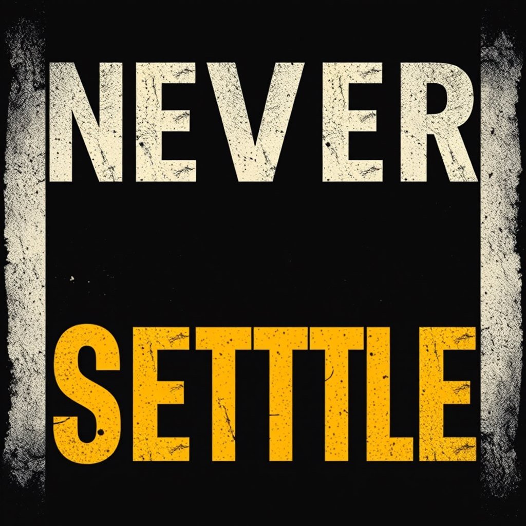 Motivational poster template